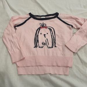 Gap 5 pale pin blue Yorker dog sweater worn once